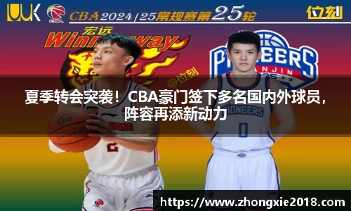 夏季转会突袭！CBA豪门签下多名国内外球员，阵容再添新动力
